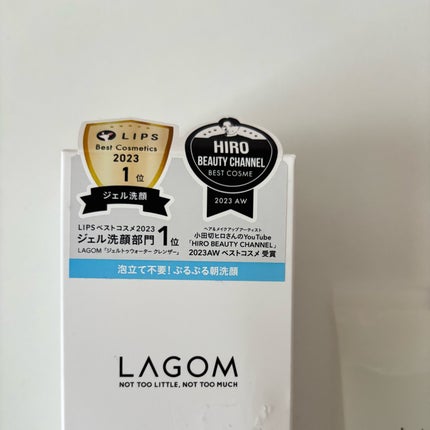 ラゴム ジェルトゥウォーター クレンザー(朝用洗顔)/LAGOM /その他洗顔料を使ったクチコミ(2枚目)