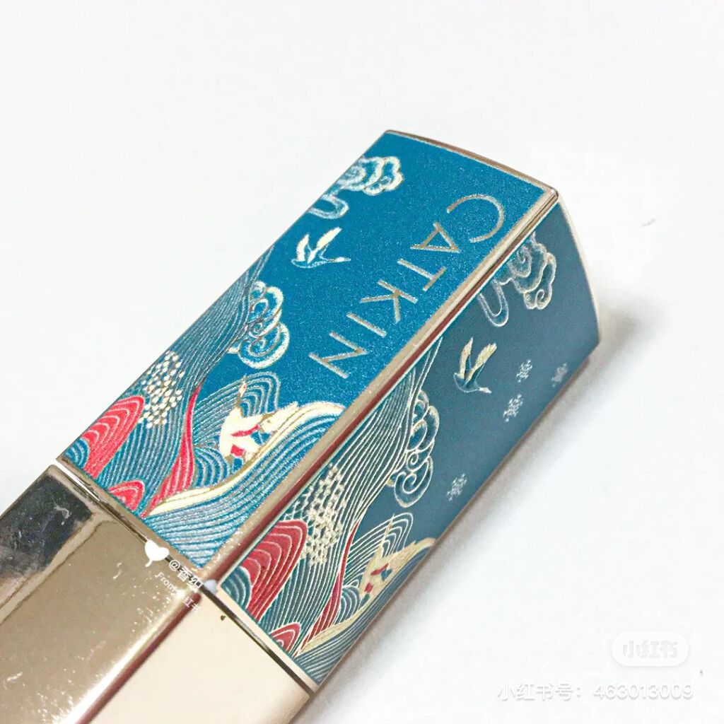 CATKIN 卡婷 长相思 轻羽唇釉のクチコミ「卡婷 长相思 轻羽唇釉 ✨
口脂点染唇施芳泽💓💄🇨🇳

C05 桃夭 元气蜜桃粉 🍑
元气值满.....」（3枚目）