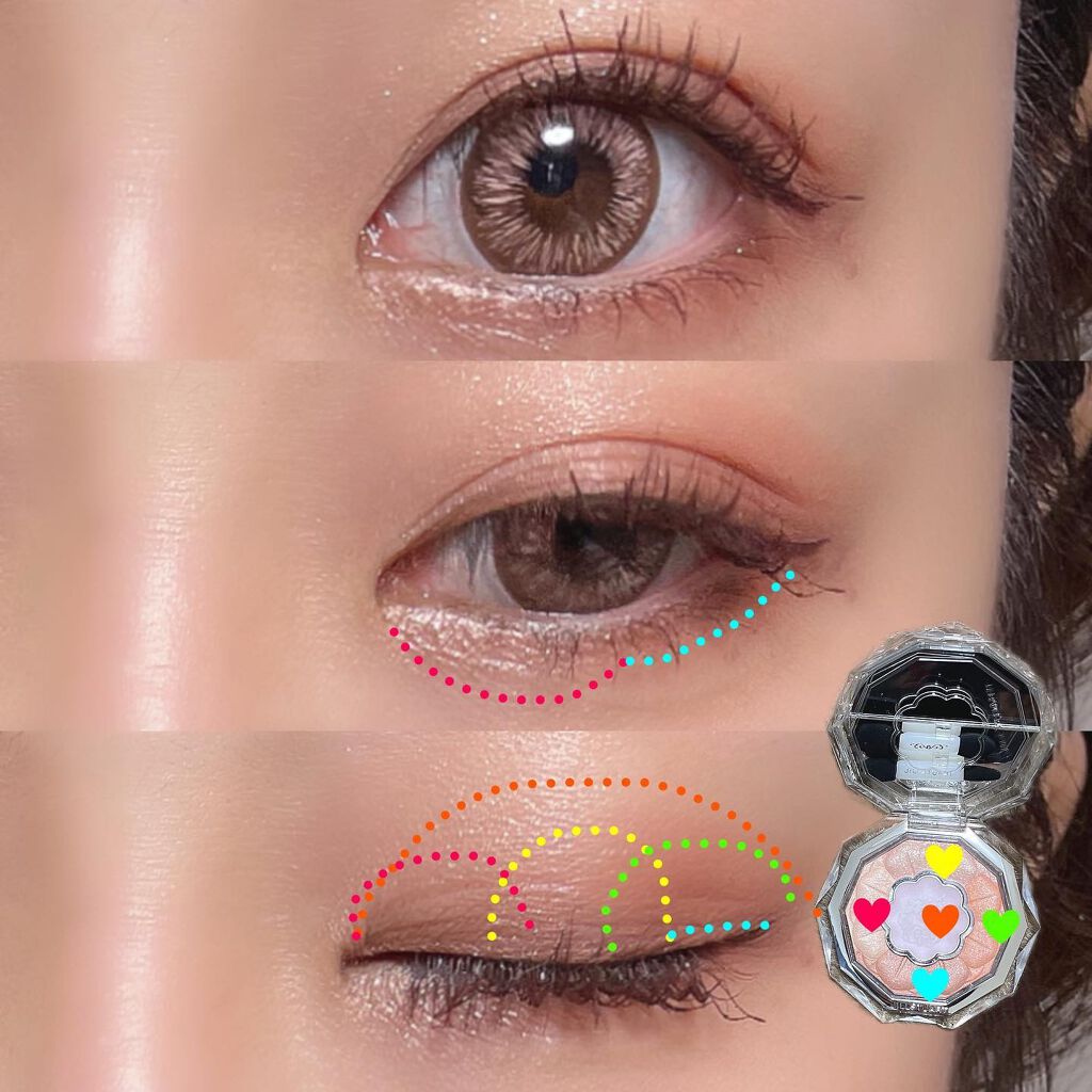 ジルスチュアート ブルームクチュール アイズ/JILL STUART/アイシャドウパレットを使ったクチコミ(3枚目)