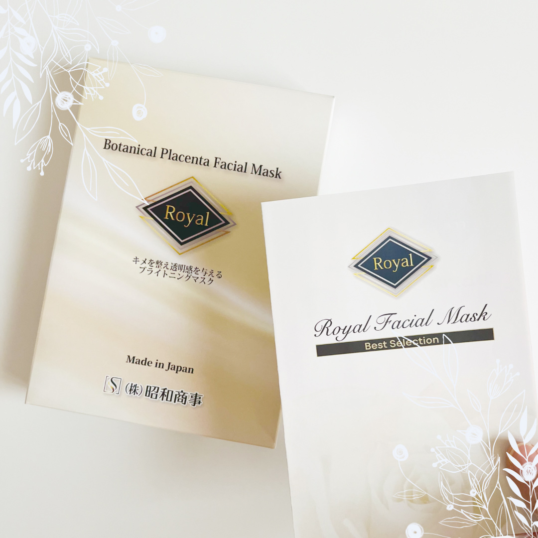 Royal Facial Mask ローヤル 2種植物プラセンタ ホワイトシートマスク/昭和商事/シートマスク・パックを使ったクチコミ（1枚目）