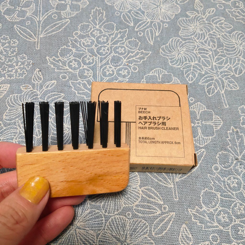 ブナ材お手入れブラシヘアブラシ用/無印良品/ヘアケアグッズを使ったクチコミ（1枚目）