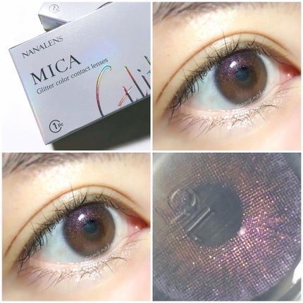 MICA.3month/NANA LENS/カラーコンタクトレンズを使ったクチコミ(1枚目)