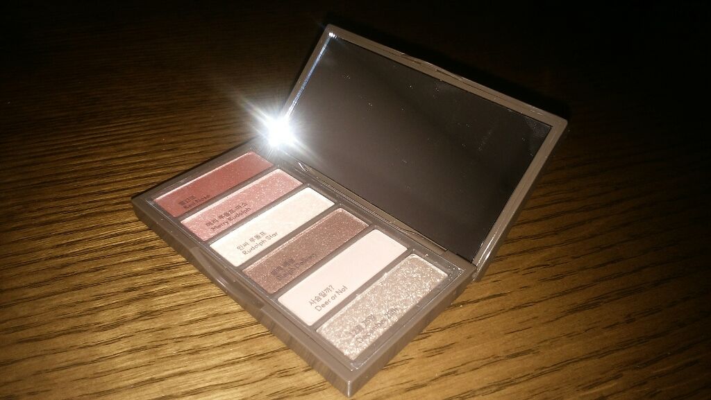 ルドルフ プレイカラー アイシャドウミニ トナカイ/ETUDE/アイシャドウパレットを使ったクチコミ（2枚目）