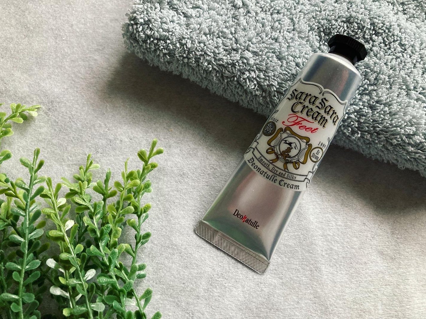 薬用足指さらさらクリーム/デオナチュレ/デオドラント・制汗剤を使ったクチコミ(1枚目)