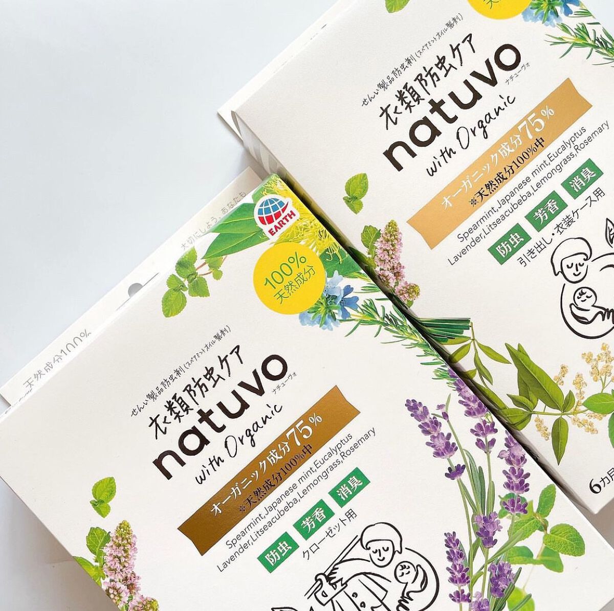 衣類防虫ケア natuvo クローゼット用/アース製薬/その他を使ったクチコミ(1枚目)