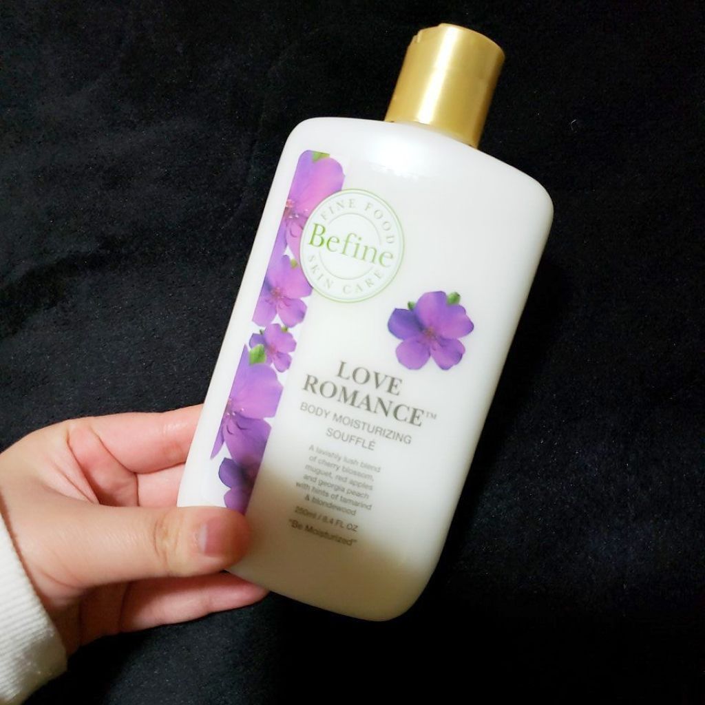 ボディモイスチャライジングスフレ ラブロマンス/Befine/ボディローションを使ったクチコミ(1枚目)