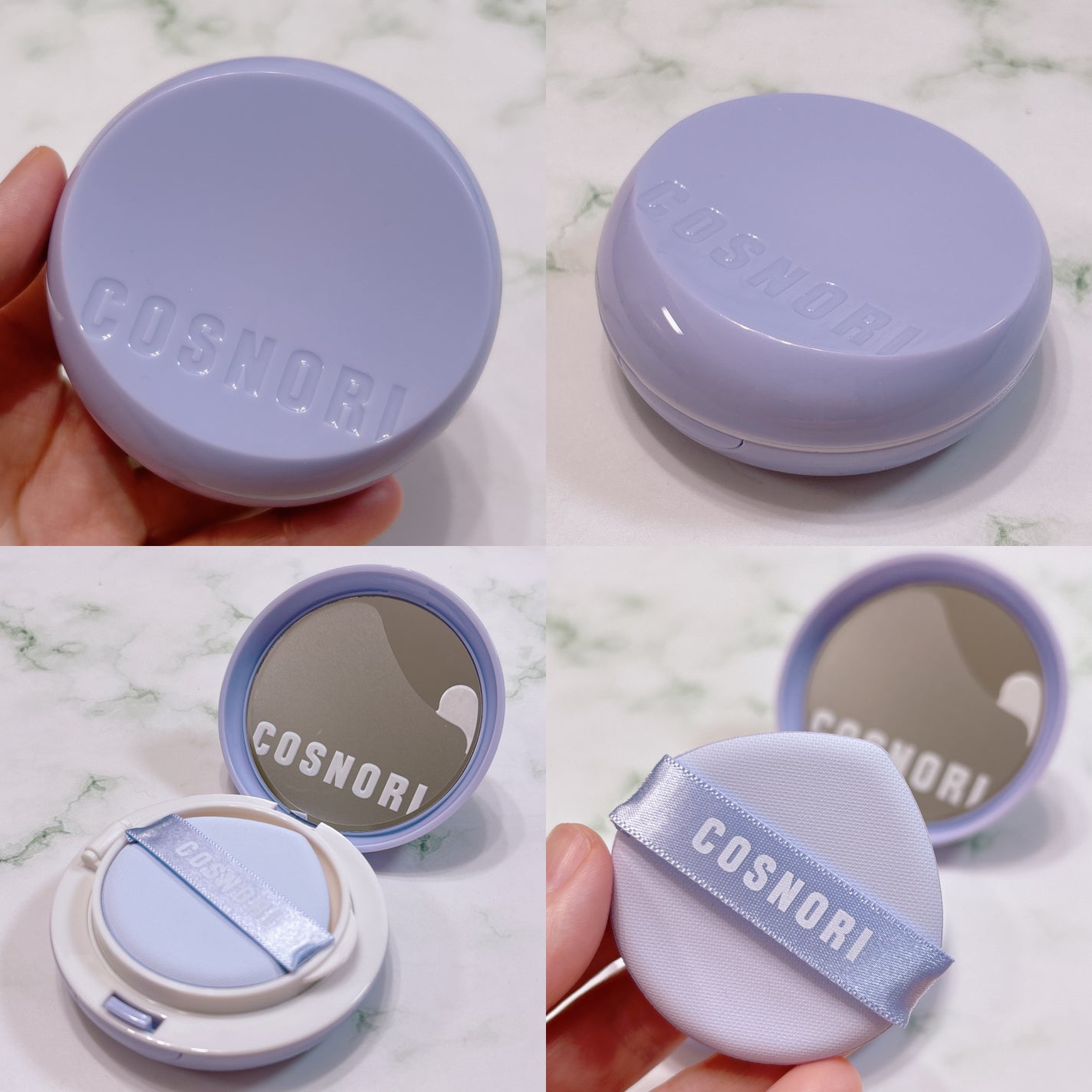 パンテノールバリアクッション/COSNORI/クッションファンデーションを使ったクチコミ(2枚目)