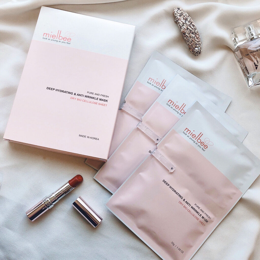 ディープハイドライティング&アンティーリンクルマスク/mielbee/シートマスク・パックを使ったクチコミ（1枚目）