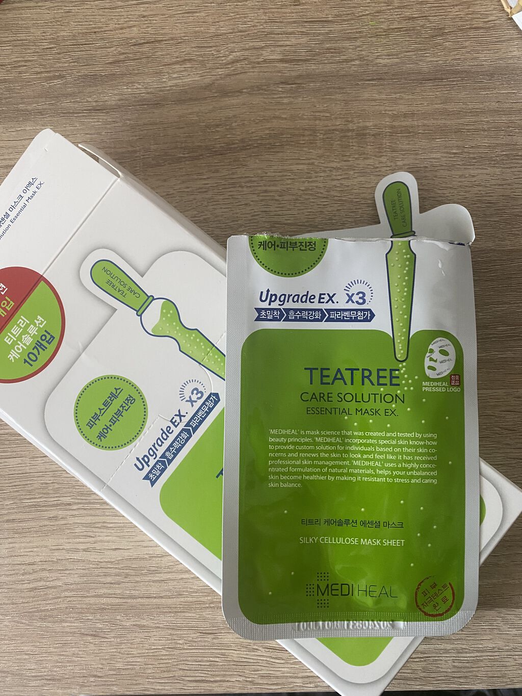 ティーツリーケア ソリューション エッセンシャルマスクEX/MEDIHEAL/シートマスク・パックを使ったクチコミ（1枚目）