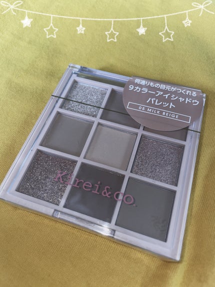 アイシャドウパレット/Kirei&co./アイシャドウパレットを使ったクチコミ(1枚目)