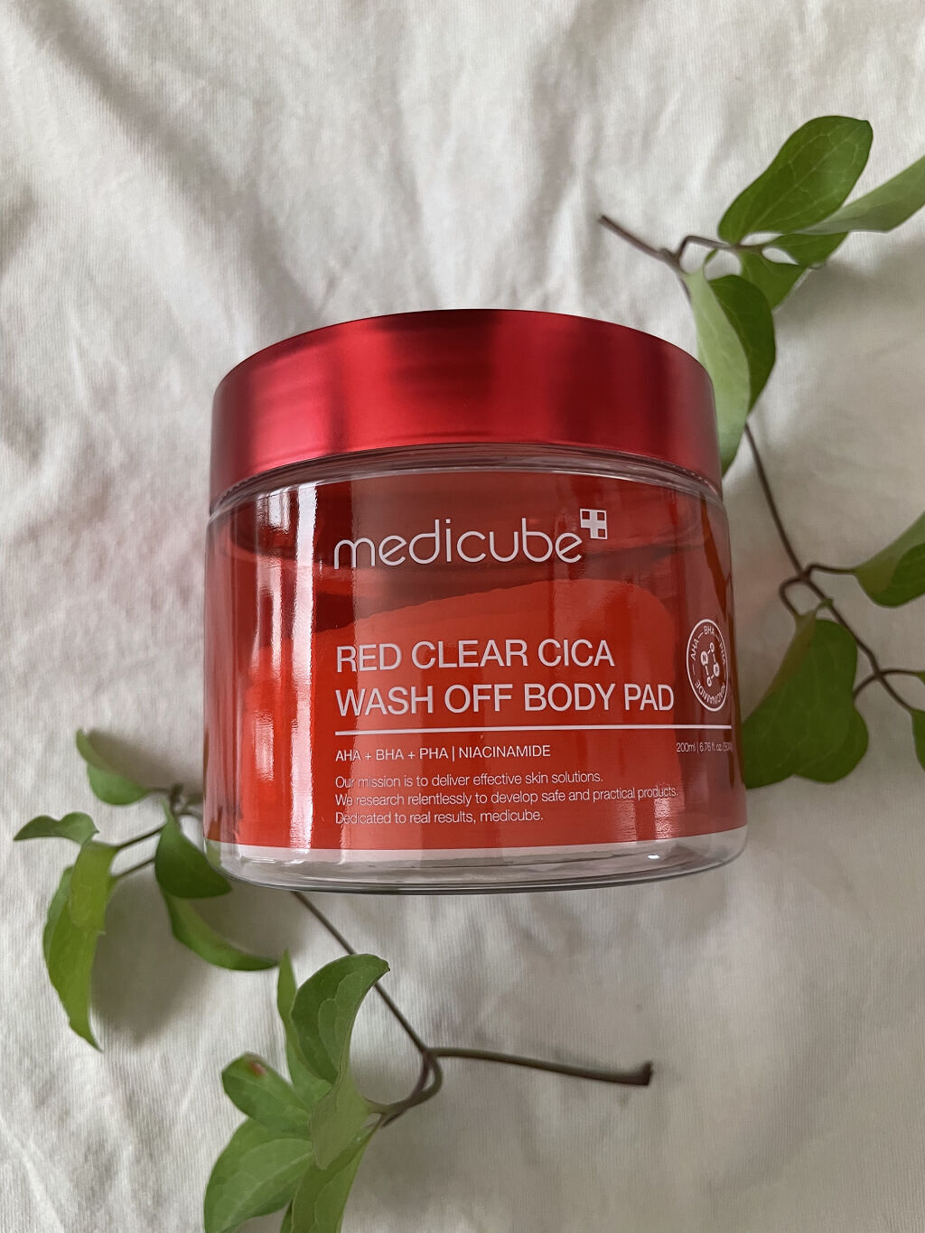 レッドシカ洗い流すボディパッド/MEDICUBE/ボディシートを使ったクチコミ（1枚目）