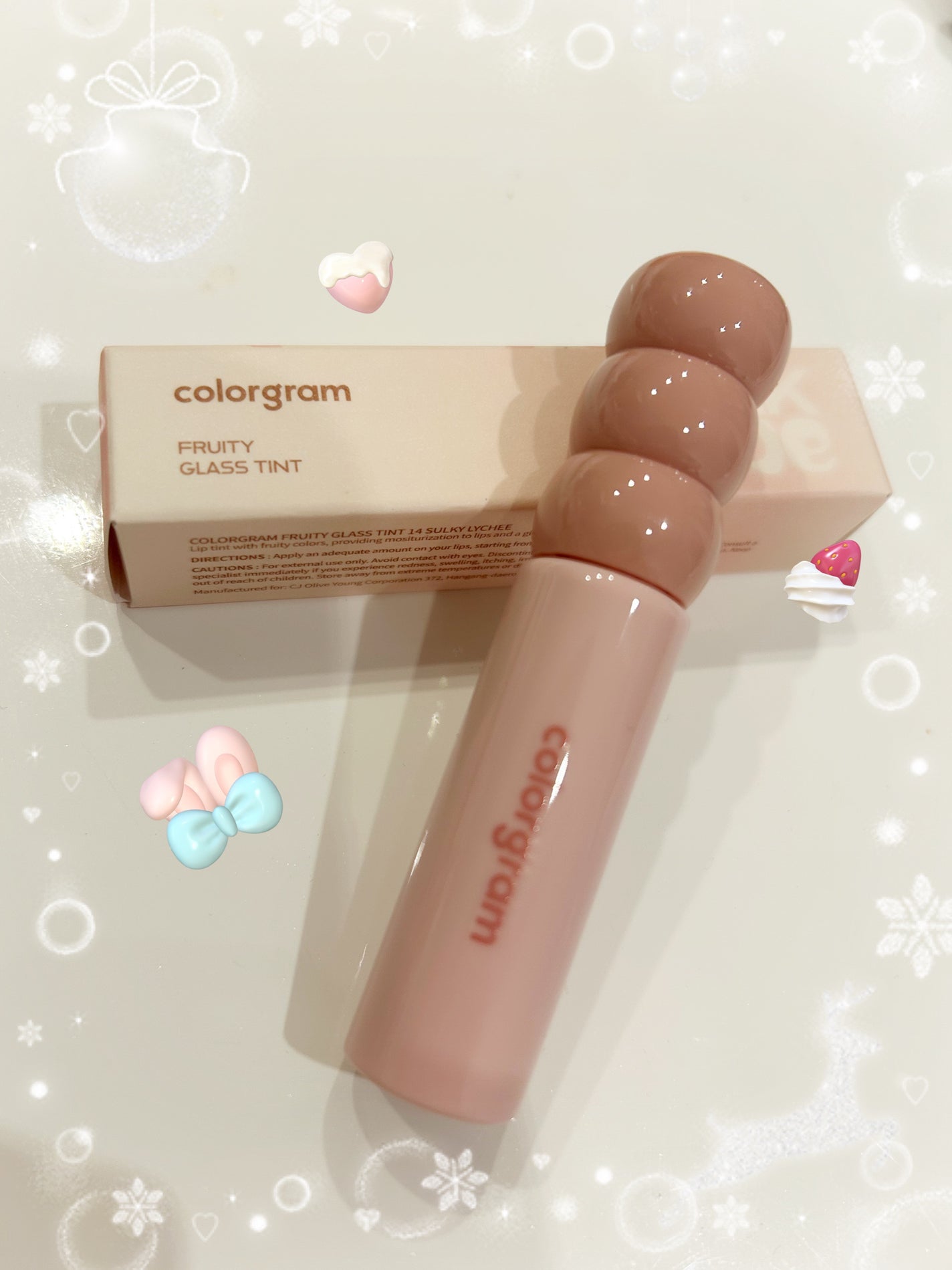 タンフルグラスティント/Colorgram/リップティントを使ったクチコミ(1枚目)