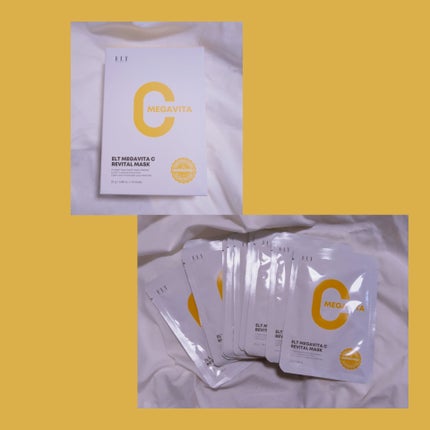 メガビタCリバイタルマスク/ELT COSMETICS/シートマスク・パックを使ったクチコミ(1枚目)