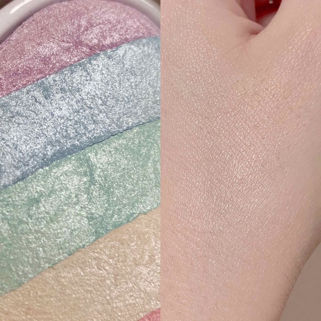 ハートハイライター ゴッデス オブ ラブ/MAKEUP REVOLUTION/パウダーハイライトを使ったクチコミ(2枚目)