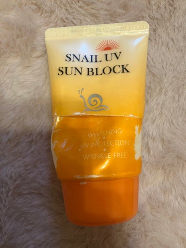Qoo10 SNAIL UV SUN BLOCKのクチコミ「Qoo10　SNAIL UV SUN BLOCK

使い切りです。

Qoo10で売っている
.....」（3枚目）