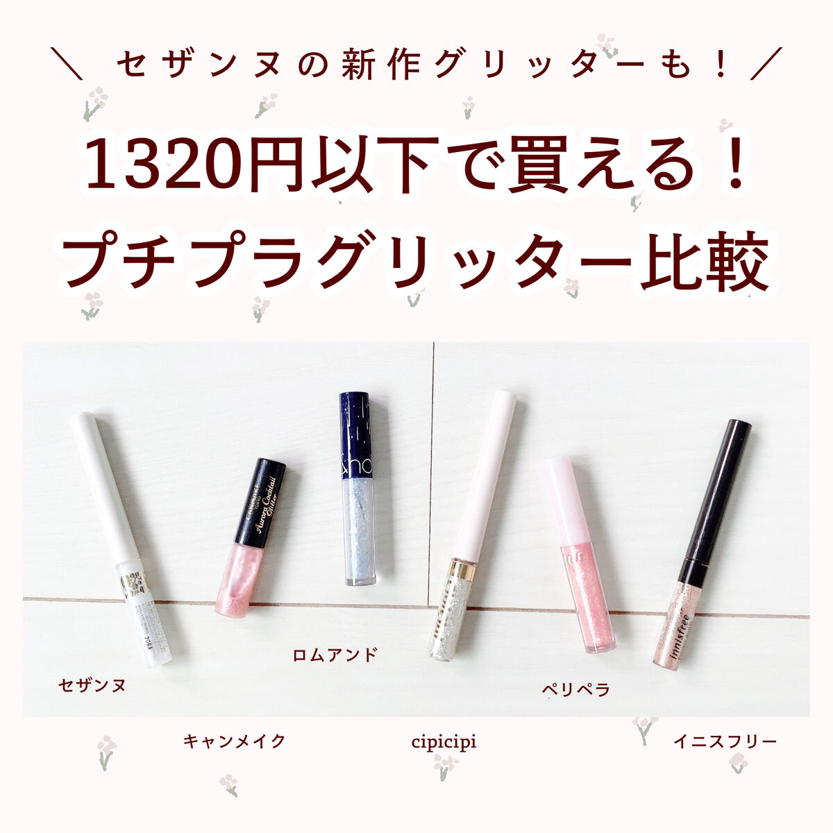 ぽん on LIPS 「 ＼ 1320円以下！グリッター比較 ／ ..」 | LIPS