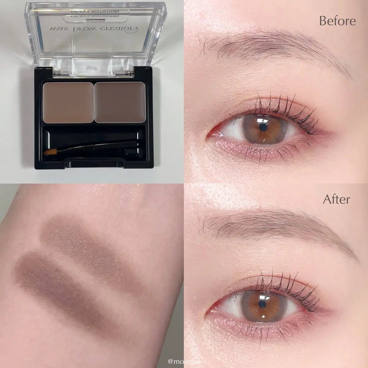 キスミー ヘビーローテーション ワックスブロウクリエイター/ヘビーローテーション/パウダーアイブロウを使ったクチコミ(1枚目)