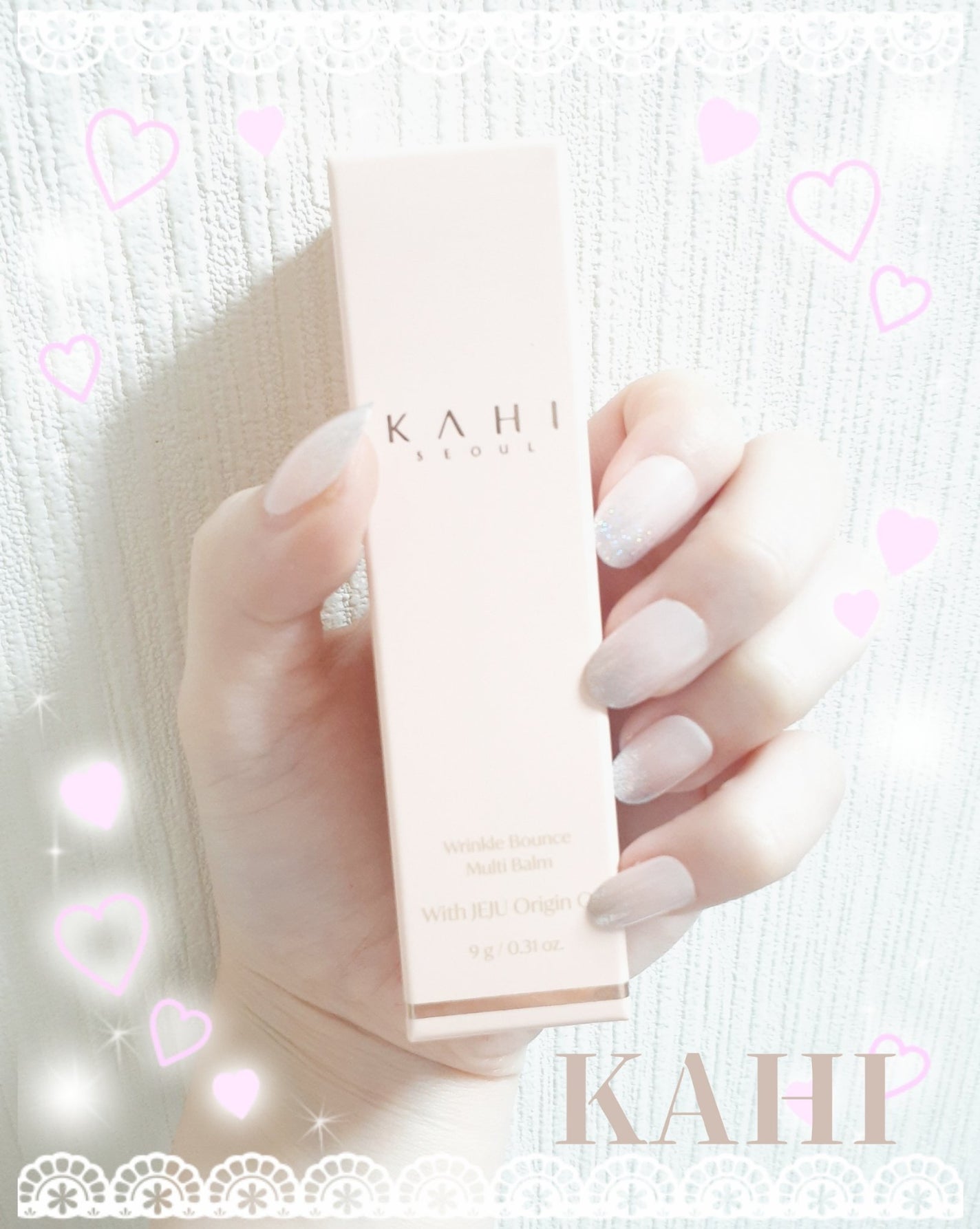 WRããŠã³ã¹ ãã«ãããŒã /KAHI/ãã§ã€ã¹ããŒã ã䜿ã£ãã¯ãã³ãïŒ1æç®ïŒ