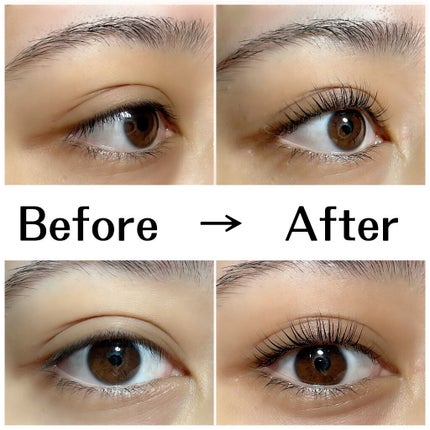 EYE2IN 低刺激 セルフプロ用 まつげパーマ 3種 セット/Qoo10/その他キットセットを使ったクチコミ(8枚目)