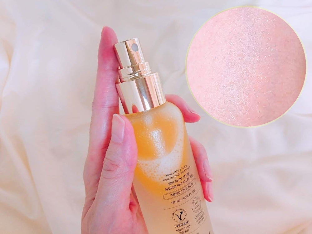 ホワイトトリュフアロマティックボディミストセラム/ダルバ/ボディオイルを使ったクチコミ(4枚目)