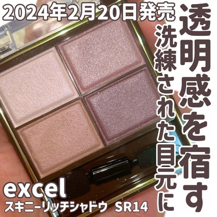 スキニーリッチシャドウ/excel/アイシャドウパレットを使ったクチコミ(1枚目)