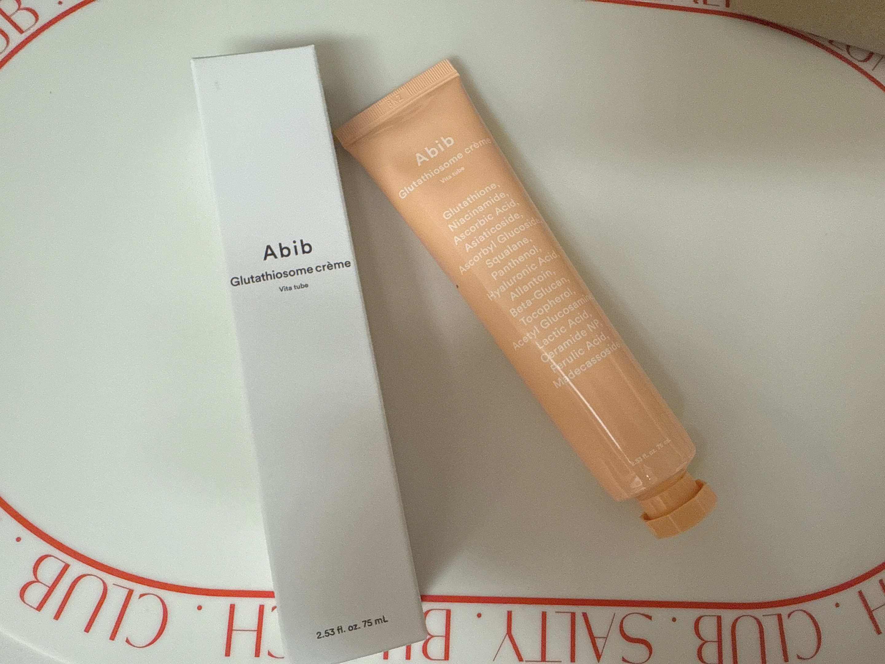 アビブ　グルタチオンソームクリームビタチューブ/Abib /フェイスクリームを使ったクチコミ（1枚目）