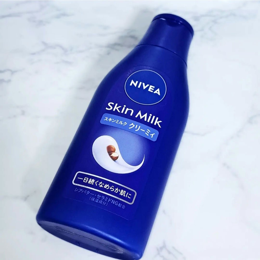 ニベア スキンミルク クリーミィ ほのかなフローラルの香り/ニベア/ボディミルクを使ったクチコミ（3枚目）