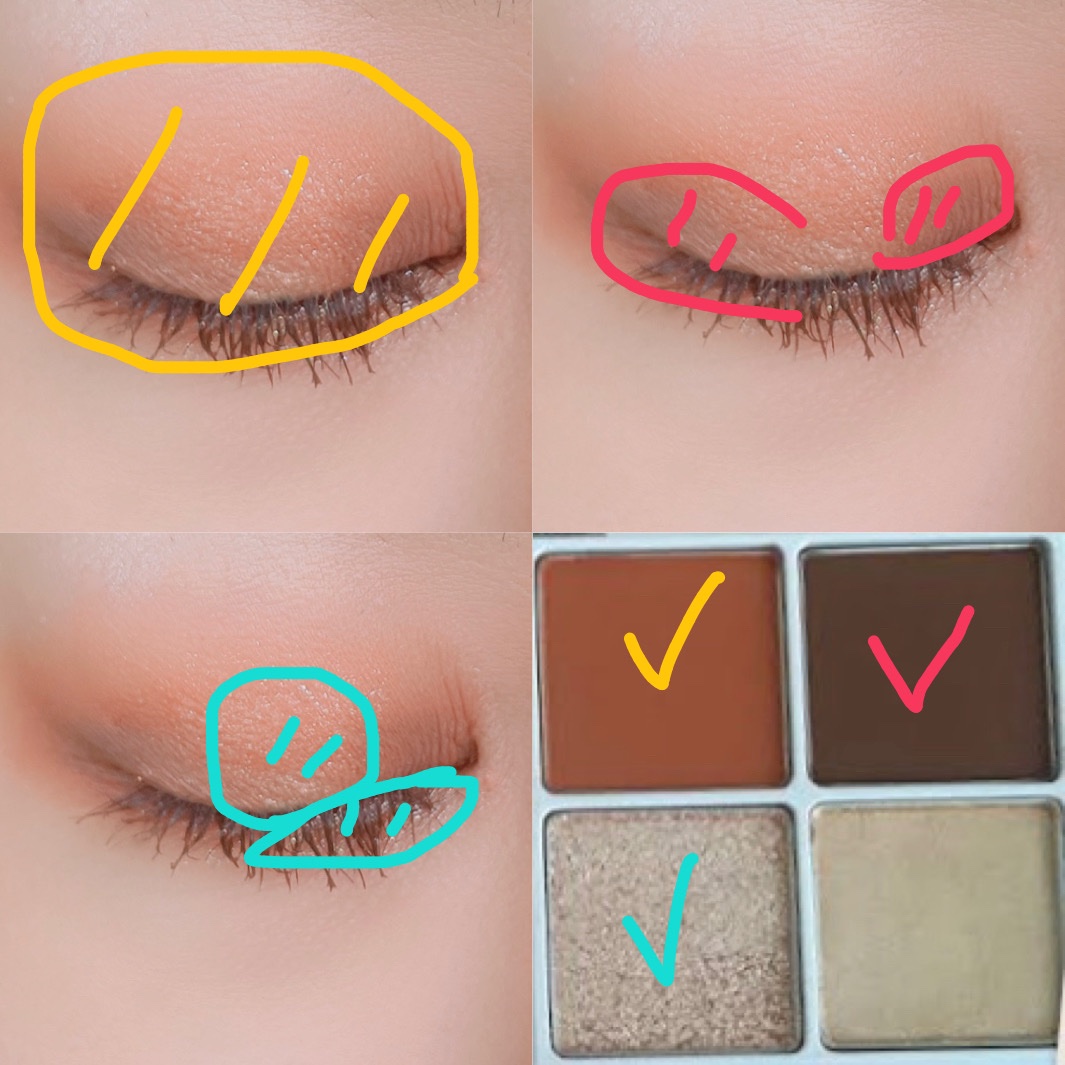 THE アイパレR/b idol/アイシャドウパレットを使ったクチコミ（2枚目）