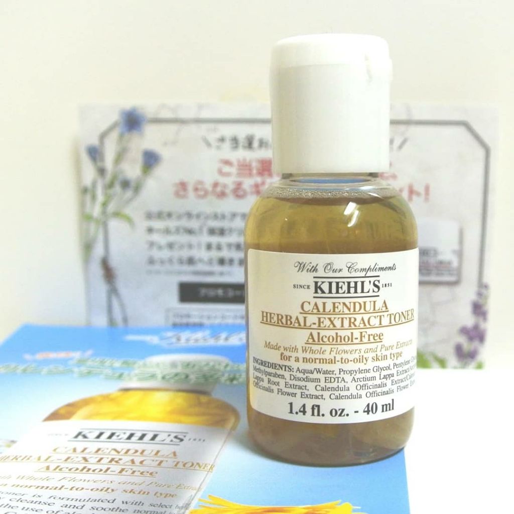 キールズ ハーバル トナー CL アルコールフリー/Kiehl's/化粧水を使ったクチコミ(1枚目)