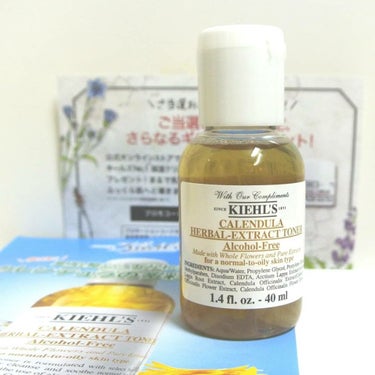 キールズ ハーバル トナー CL アルコールフリー/Kiehl's/化粧水を使ったクチコミ（1枚目）