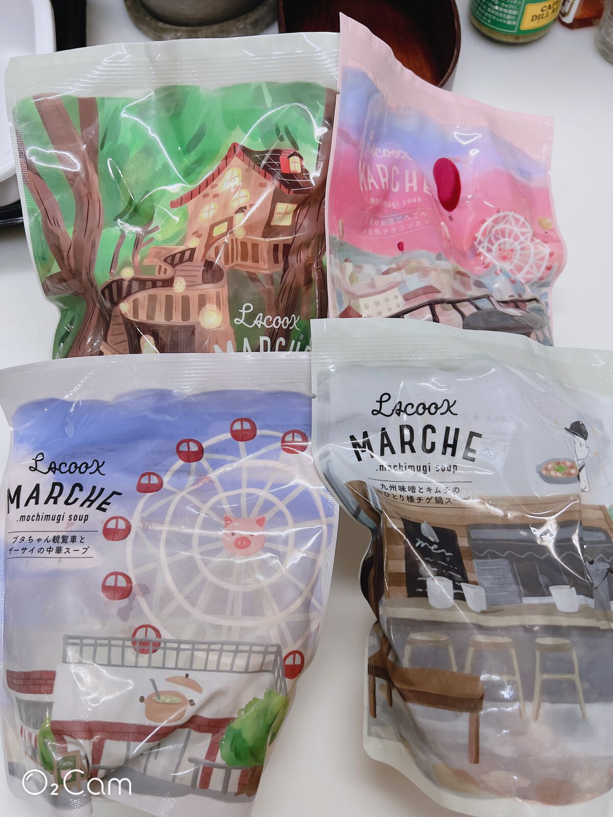 もち麦スープ/ラコックマルシェ/低糖質食品を使ったクチコミ（3枚目）