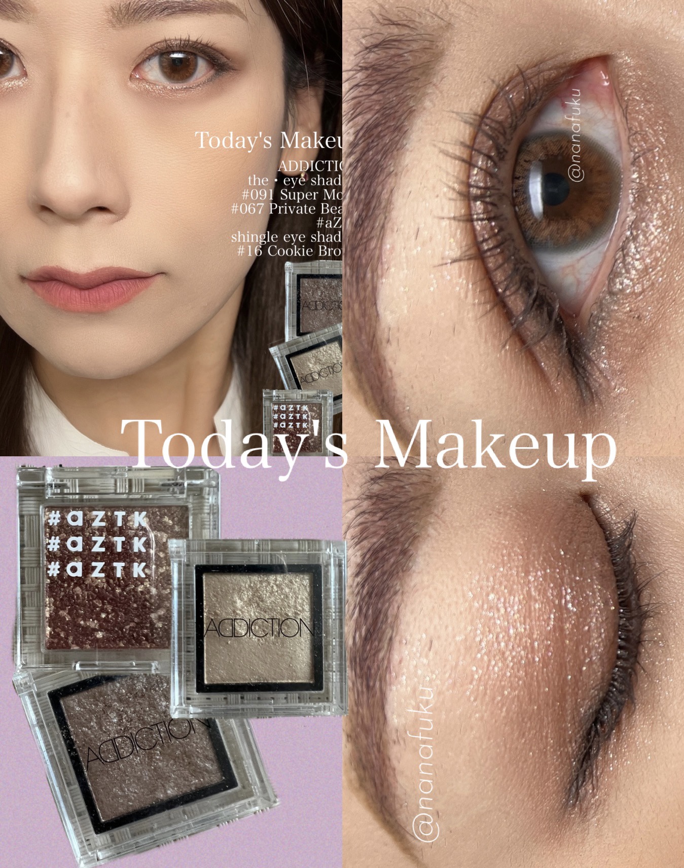 シングルアイシャドウ/aZTK/単色アイシャドウを使ったクチコミ（2枚目）