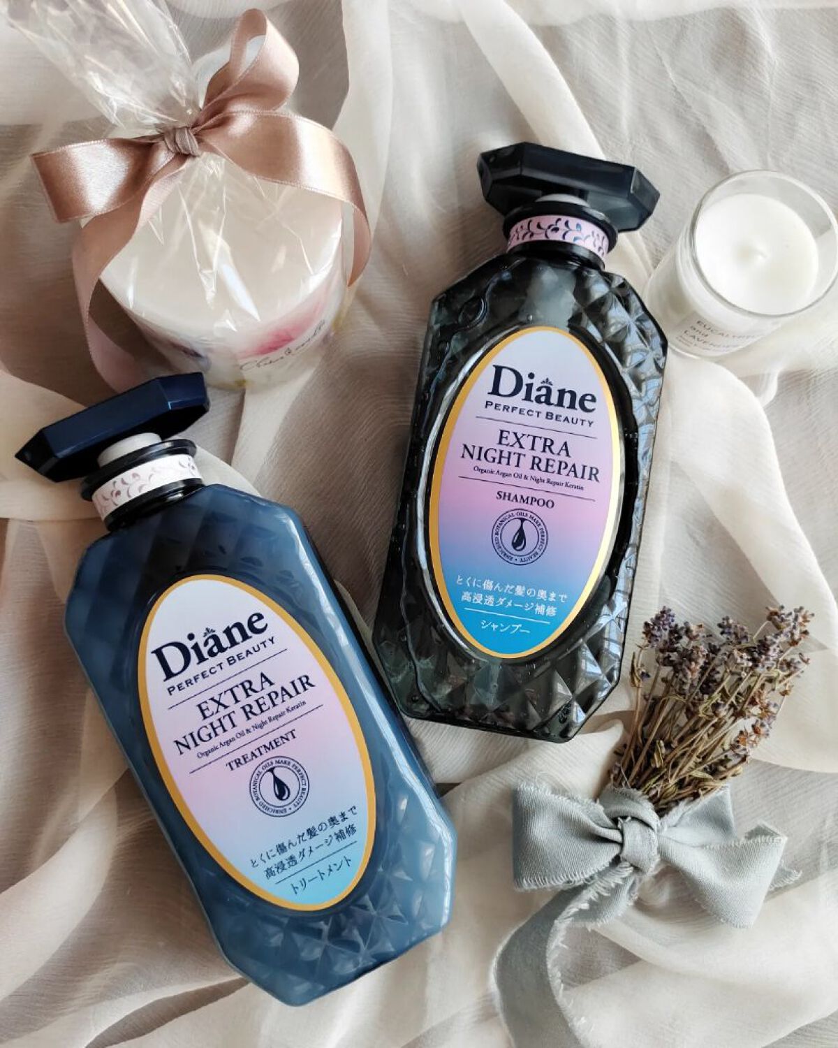エクストラナイトリペア シャンプー＆トリートメント/ダイアン/市販シャンプーを使ったクチコミ（1枚目）