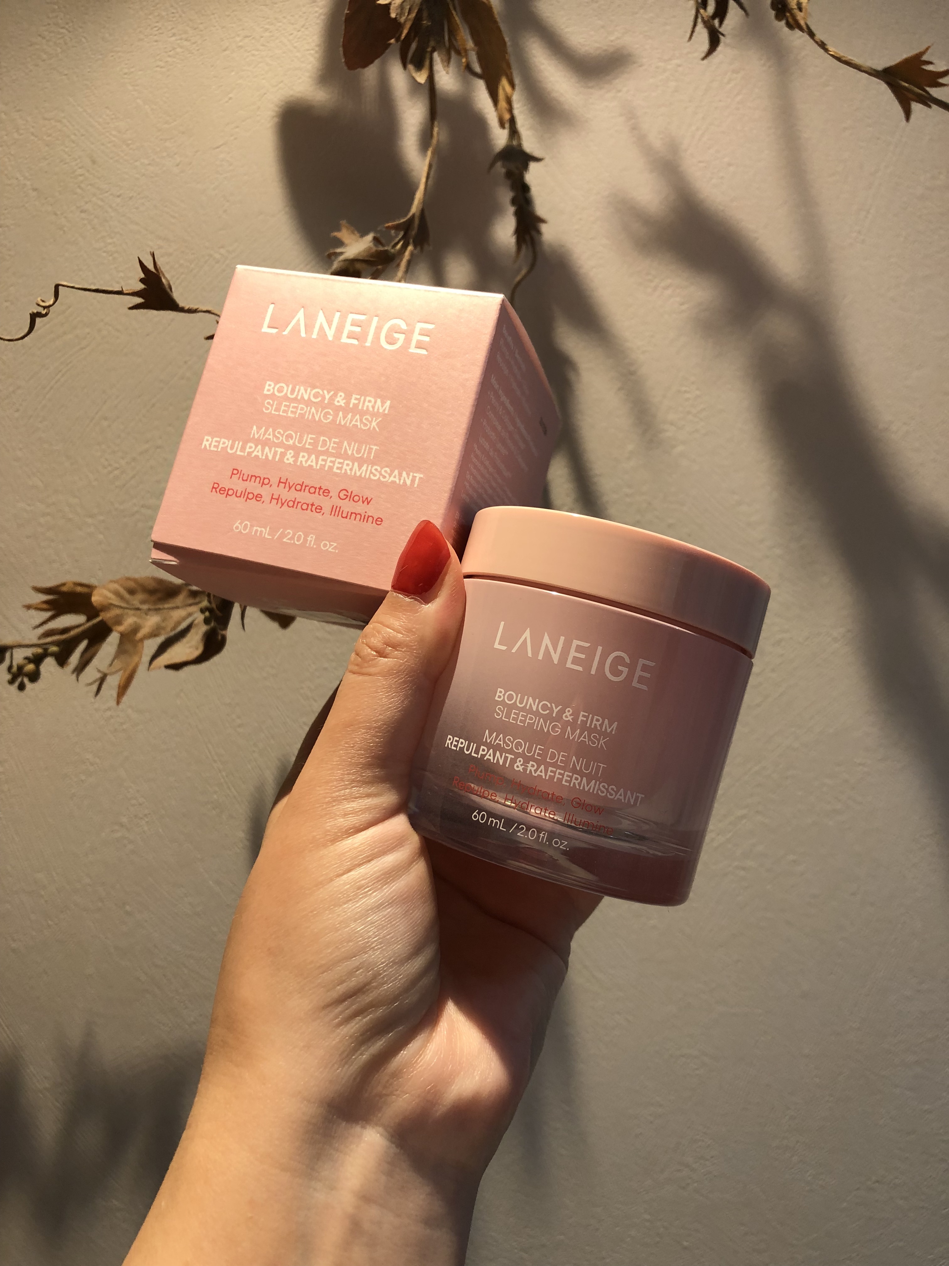 バウンシースリーピングマスク/LANEIGE/フェイスクリームを使ったクチコミ（1枚目）