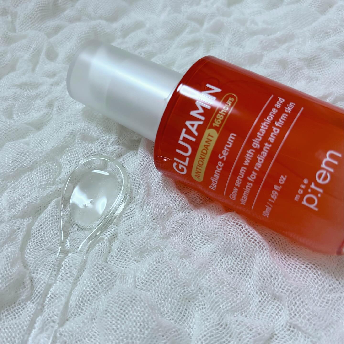 グルタミン抗酸化光彩セラム/make prem/美容液を使ったクチコミ（2枚目）