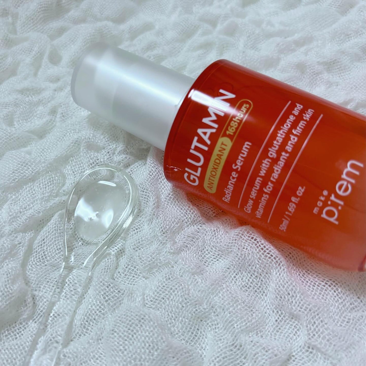 グルタミン抗酸化光彩セラム/make prem/美容液を使ったクチコミ(2枚目)