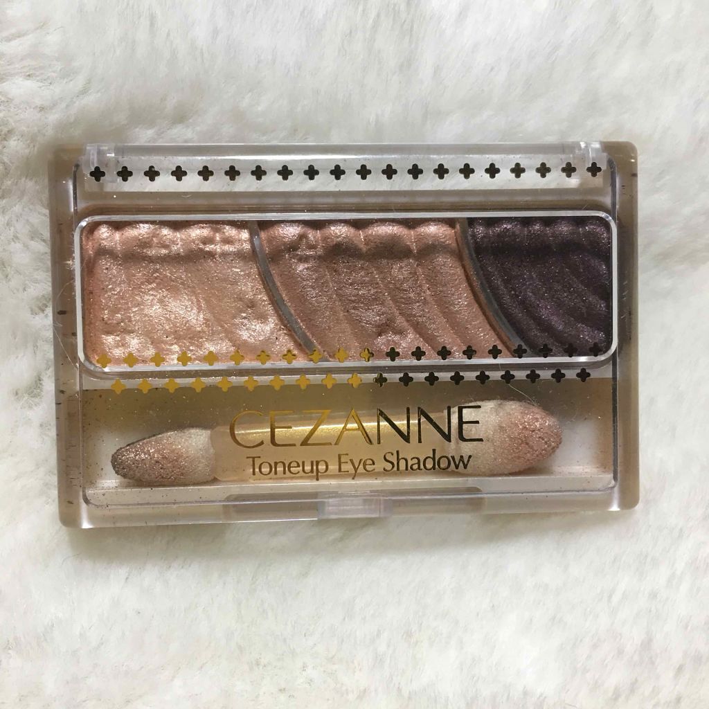 トーンアップアイシャドウ/CEZANNE/アイシャドウパレットを使ったクチコミ（1枚目）