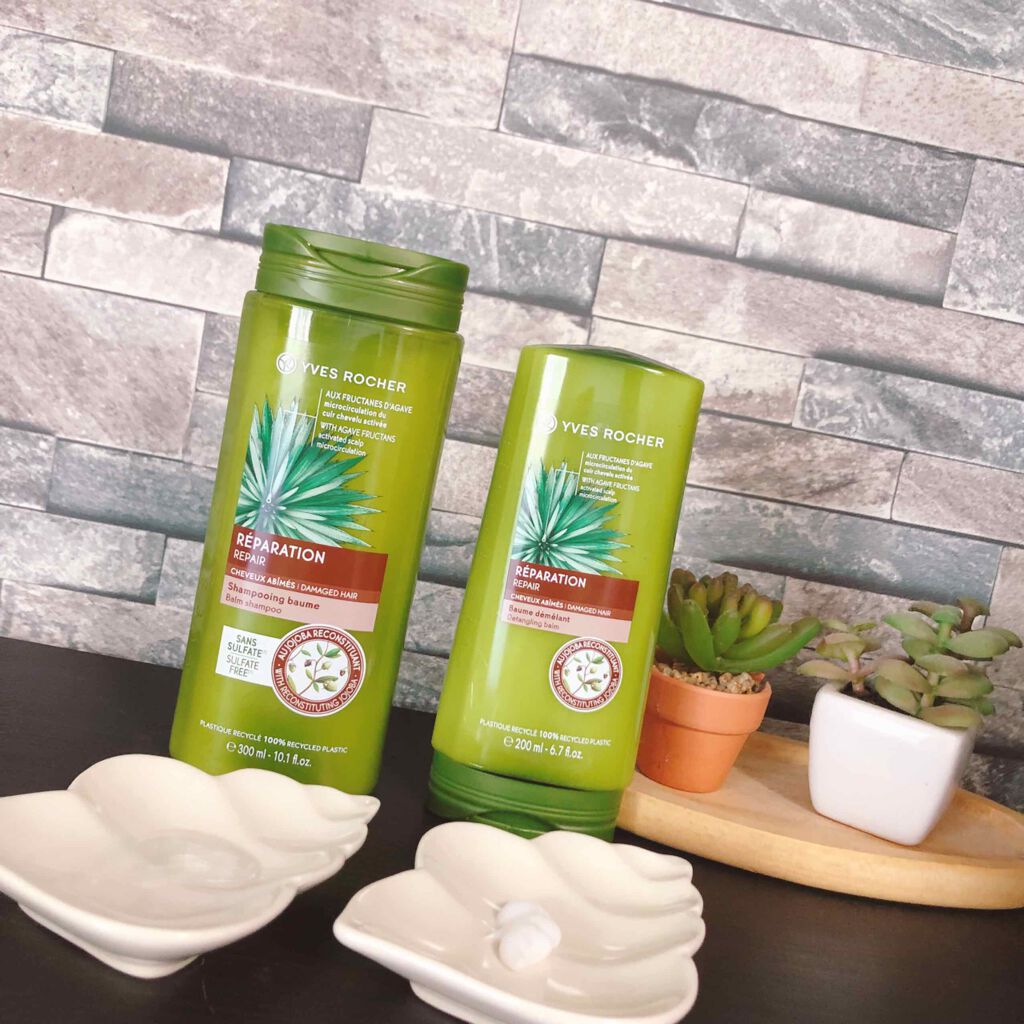 ヘルシースカルプ シャンプー リペア／コンディショナー リペア/イヴ・ロシェ/市販シャンプーを使ったクチコミ（1枚目）