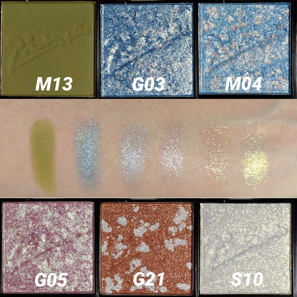 ZEESEA ×PICASSO COLOR EYE SHADOW 単色/ZEESEA/単色アイシャドウを使ったクチコミ（2枚目）