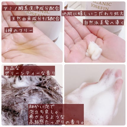 オーガニックジョセフィン シャンプー/トリートメント/ORGANIC JOSEFIN/市販シャンプーを使ったクチコミ(2枚目)