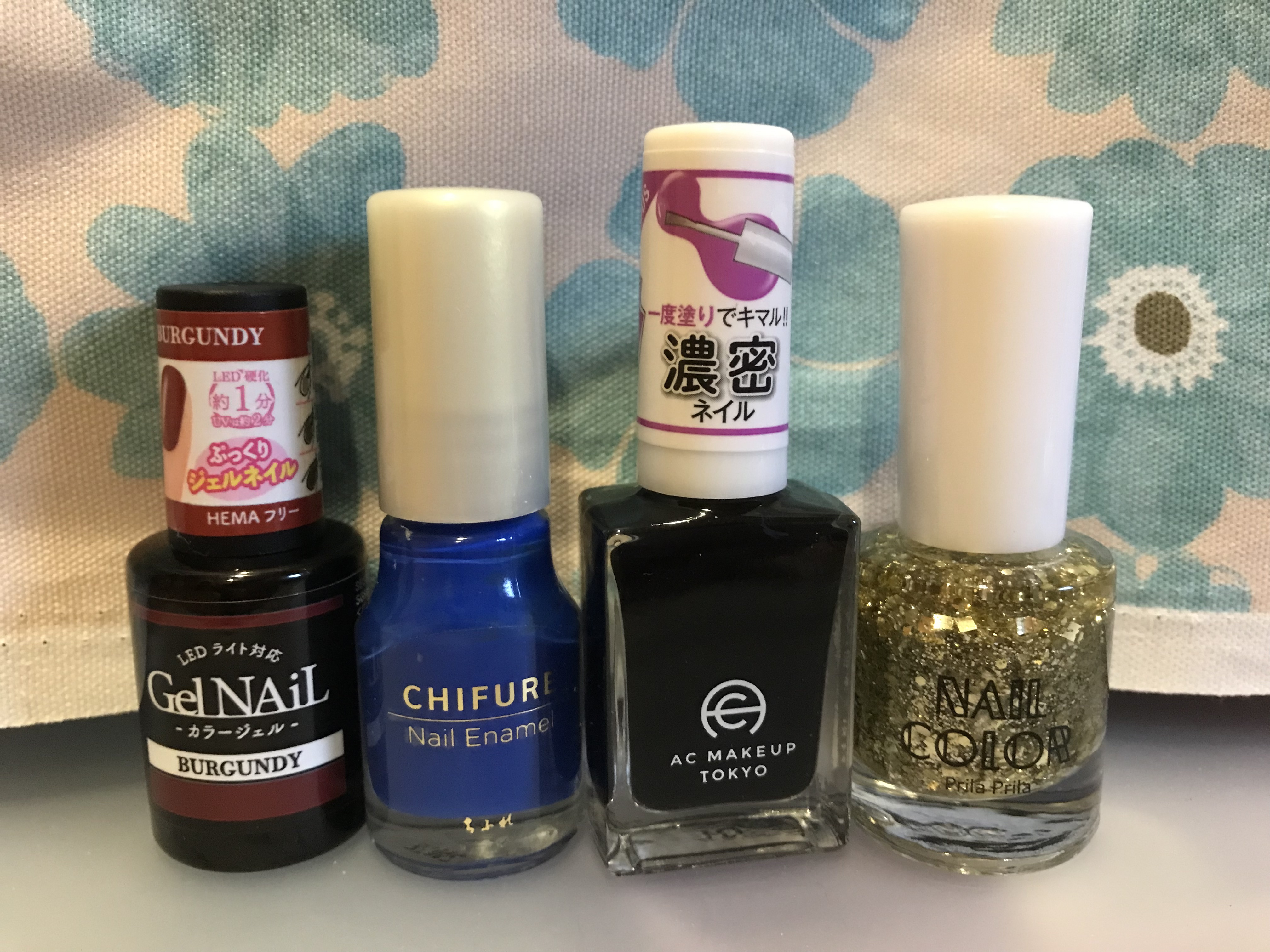 ACネイルエナメル 008G 濃密 黒/セリア/マニキュアを使ったクチコミ（1枚目）