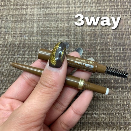 ラスティングスリーウェイアイブロウ ペンシルWpa/K-パレット/アイブロウペンシルを使ったクチコミ(4枚目)