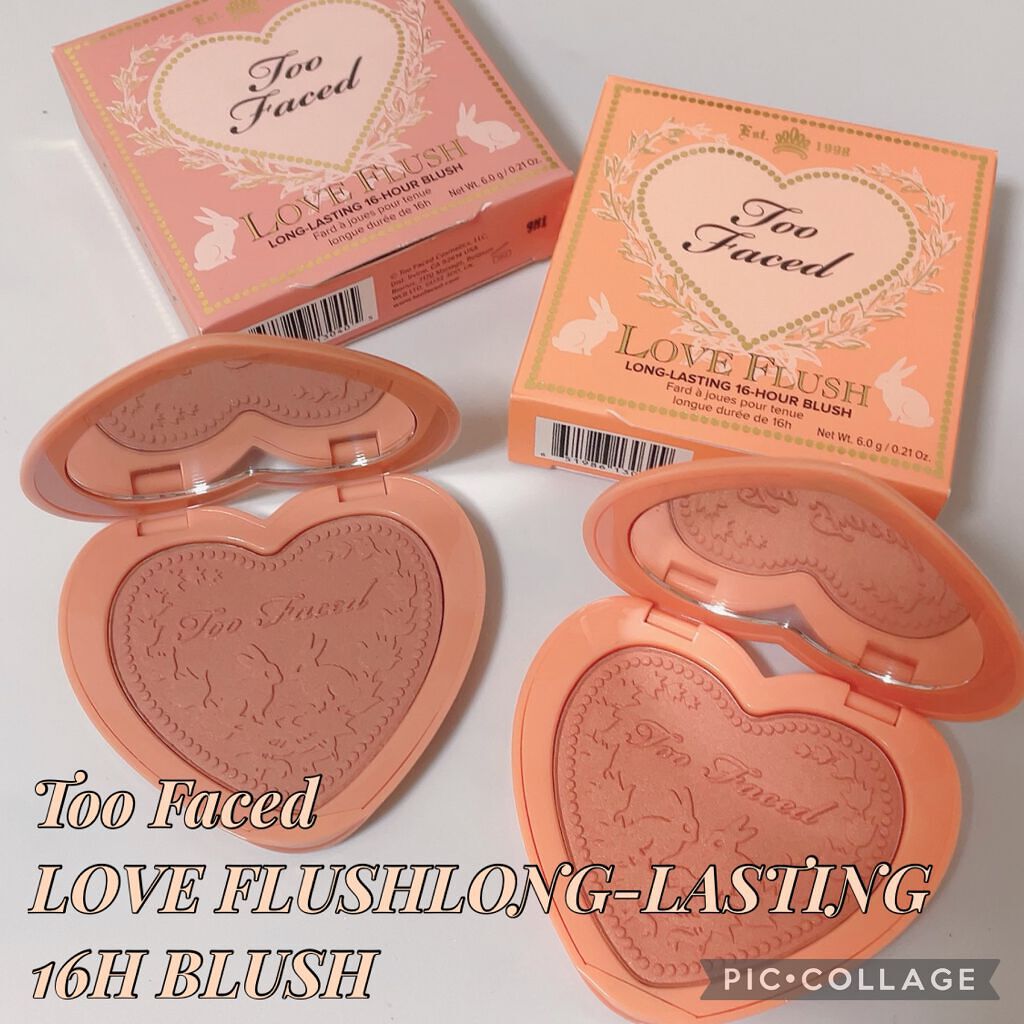 ラブ フラッシュ ロングラスティング 16H ブラッシュ ベイビー ラブ/Too Faced/パウダーチークを使ったクチコミ（1枚目）