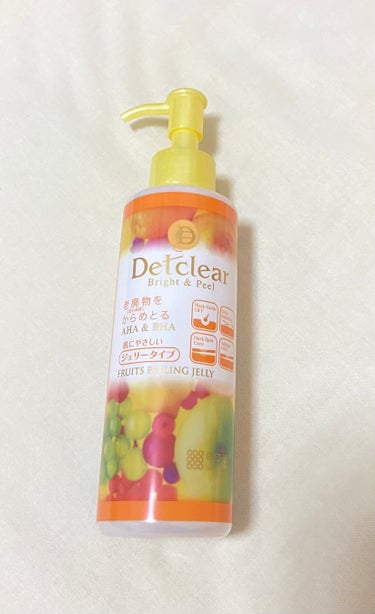 DETクリア ブライト＆ピール ピーリングジェリー<ミックスフルーツの香り>/Detclear/ピーリングを使ったクチコミ（1枚目）