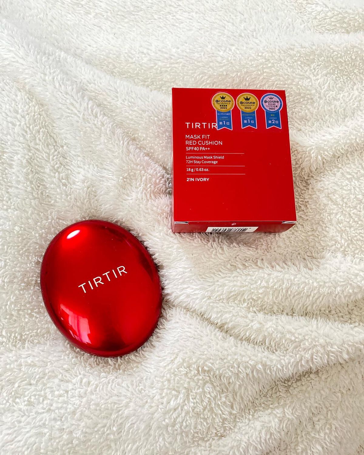 マスク フィット レッド クッション/TIRTIR(ティルティル)/クッションファンデーションを使ったクチコミ(1枚目)