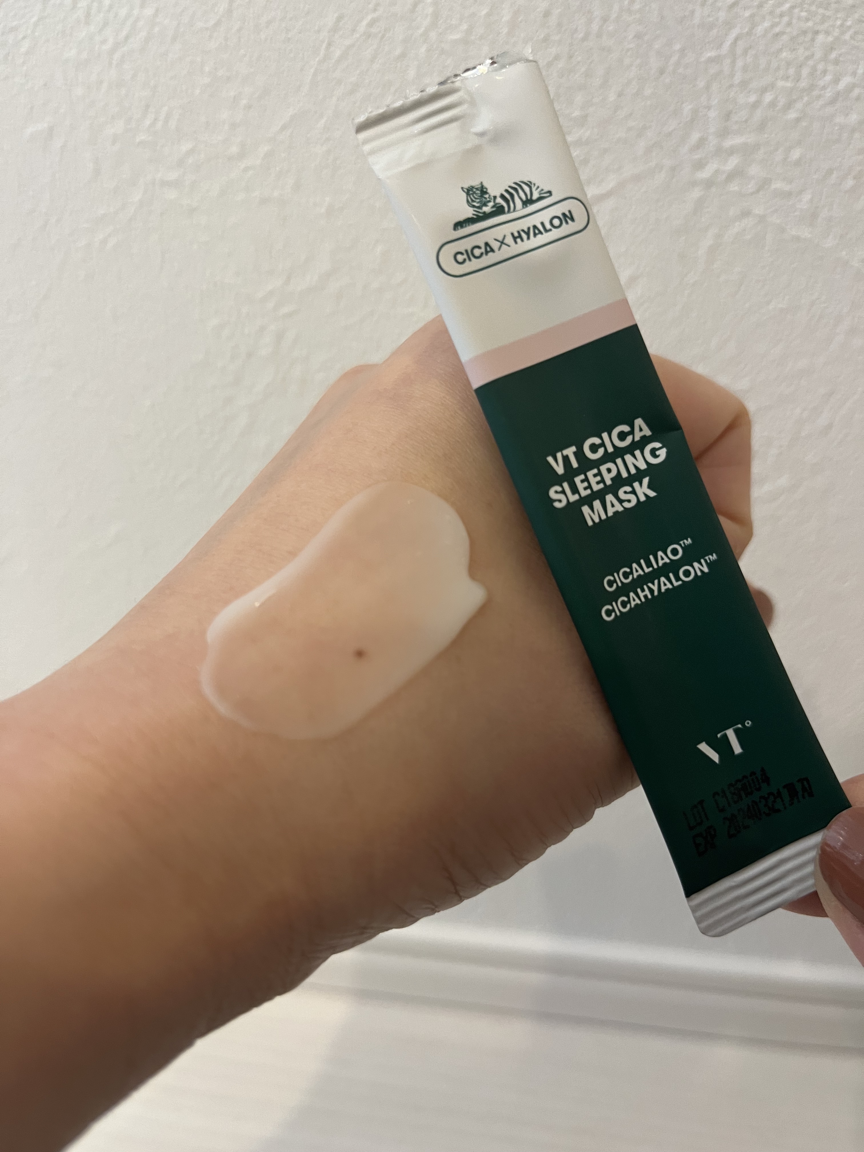 CICA スリーピングマスク/VT/シートマスク・パックを使ったクチコミ（3枚目）