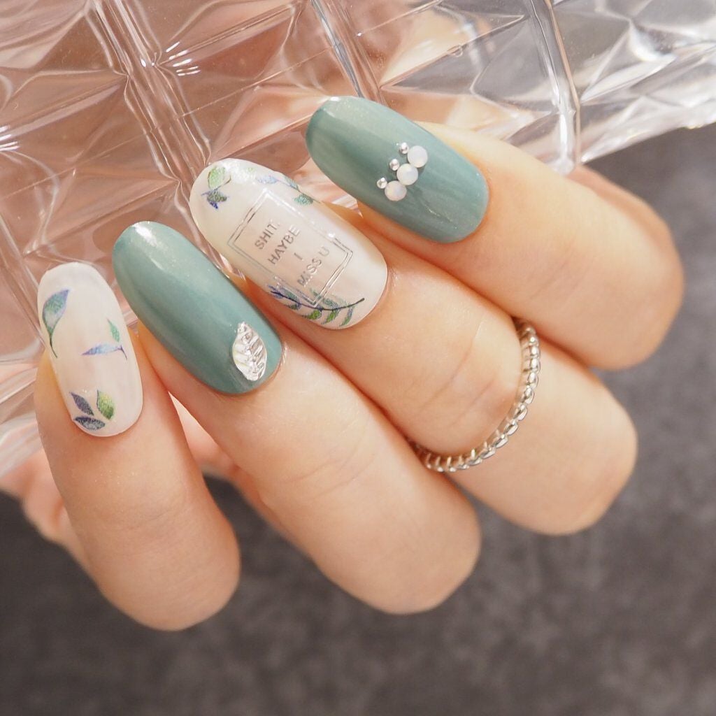 ネイルシール/セリア/ネイルシールを使ったクチコミ(2枚目)