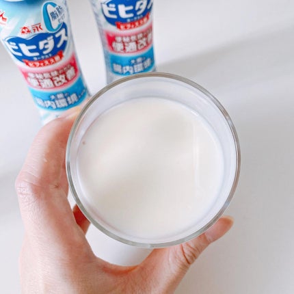 ビヒダスヨーグルト便通改善/ビヒダス/飲むヨーグルトを使ったクチコミ(4枚目)