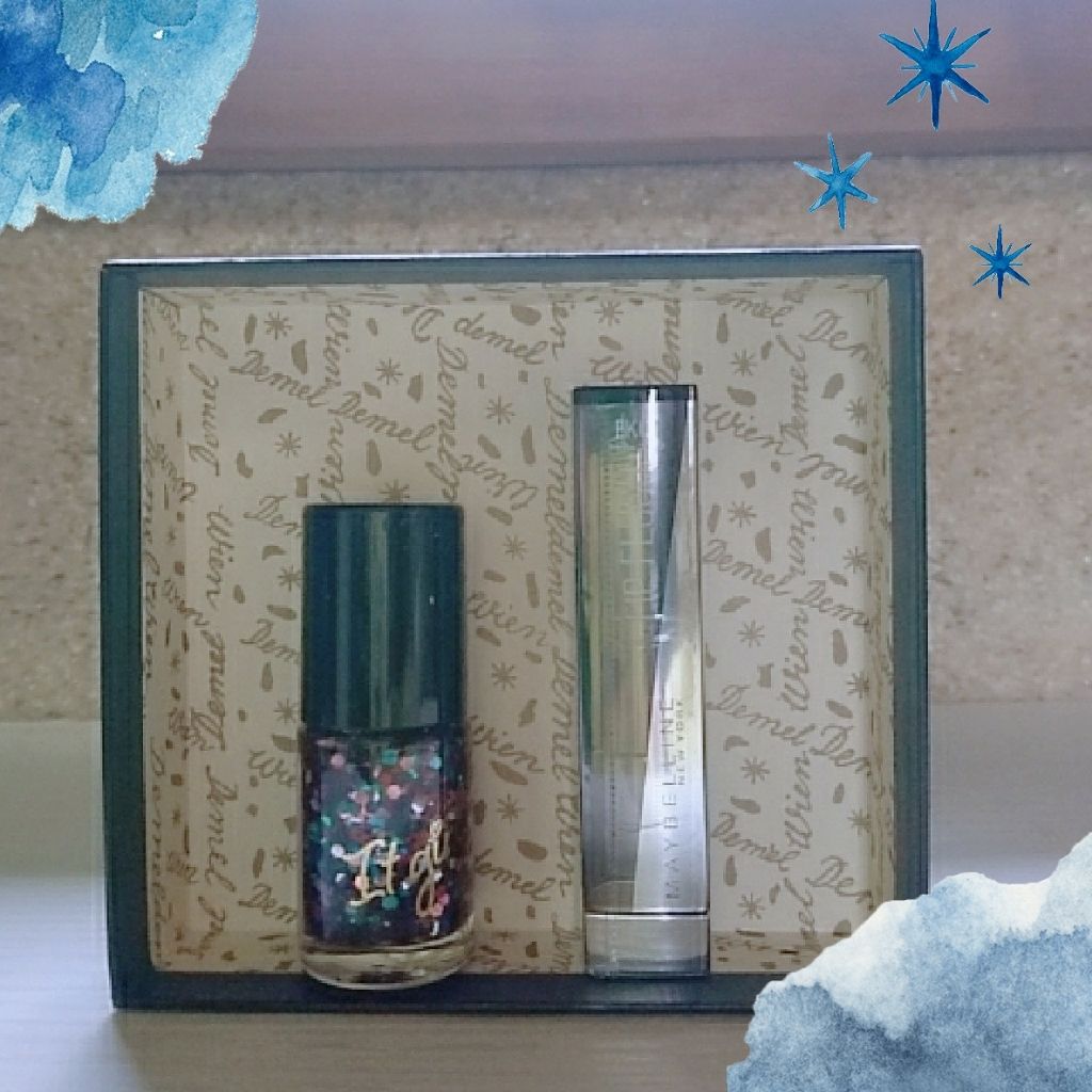 ITGグリッターネイル 真夜中のミラーボール/DAISO/マニキュアを使ったクチコミ（1枚目）