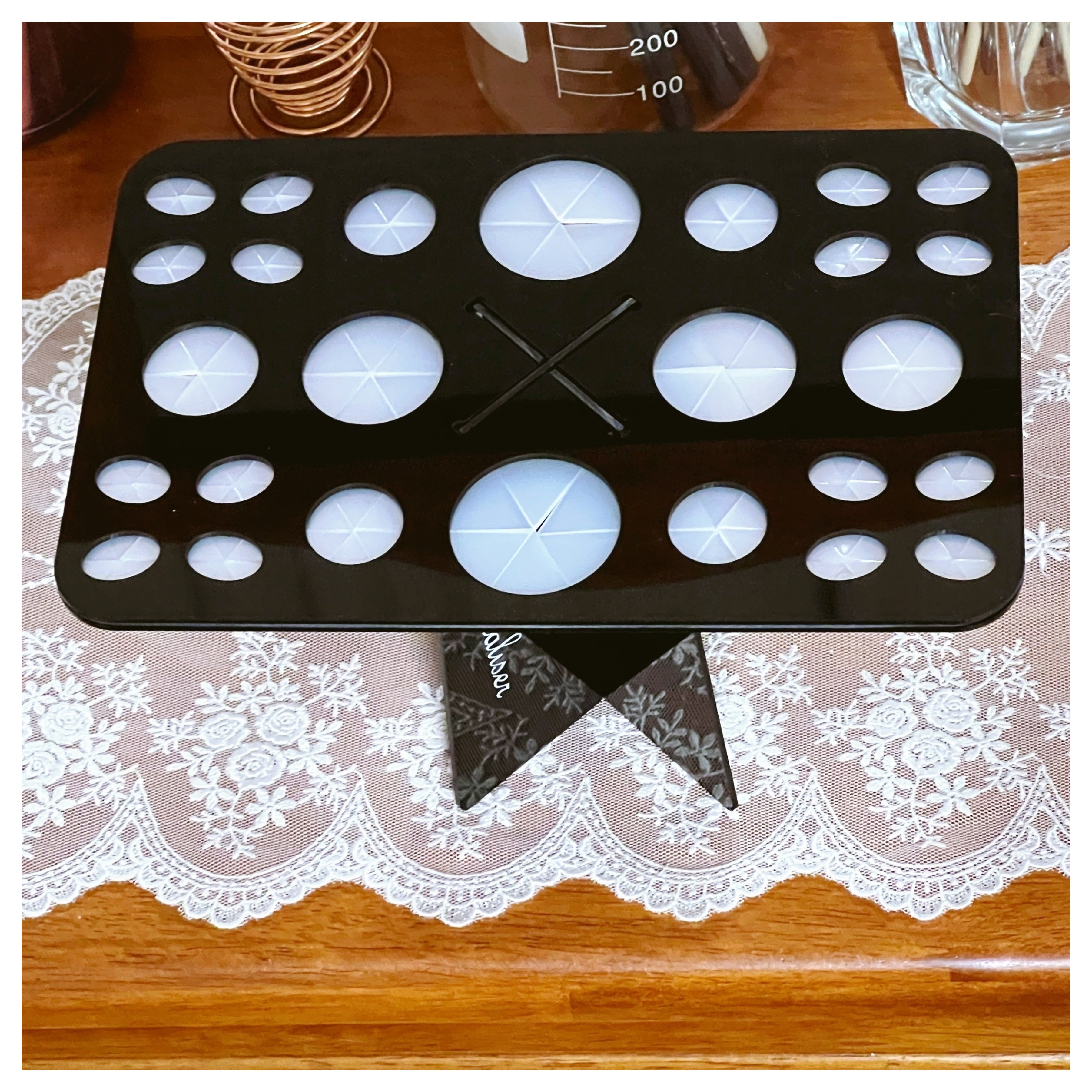 メイクブラシスタンド/Se Realiser/その他化粧小物を使ったクチコミ（2枚目）